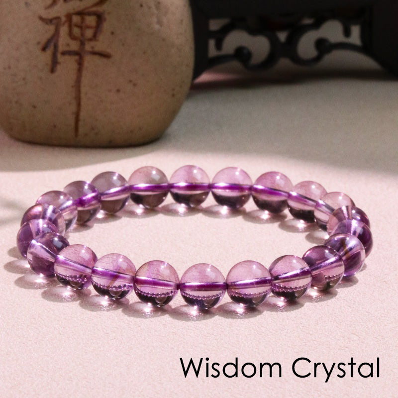 Brazilian light purple crystal  loose beads  wisdom crystal  Natural amethyst bracelet  energy crystal stone  DIY fashion bracelet